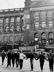 Russische Okkupation 1968 -  Führung Prag