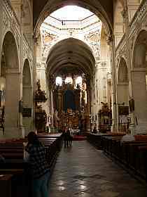 Katholische Salvatorkirche - Interier, Clemetinum, Altstadt Prag